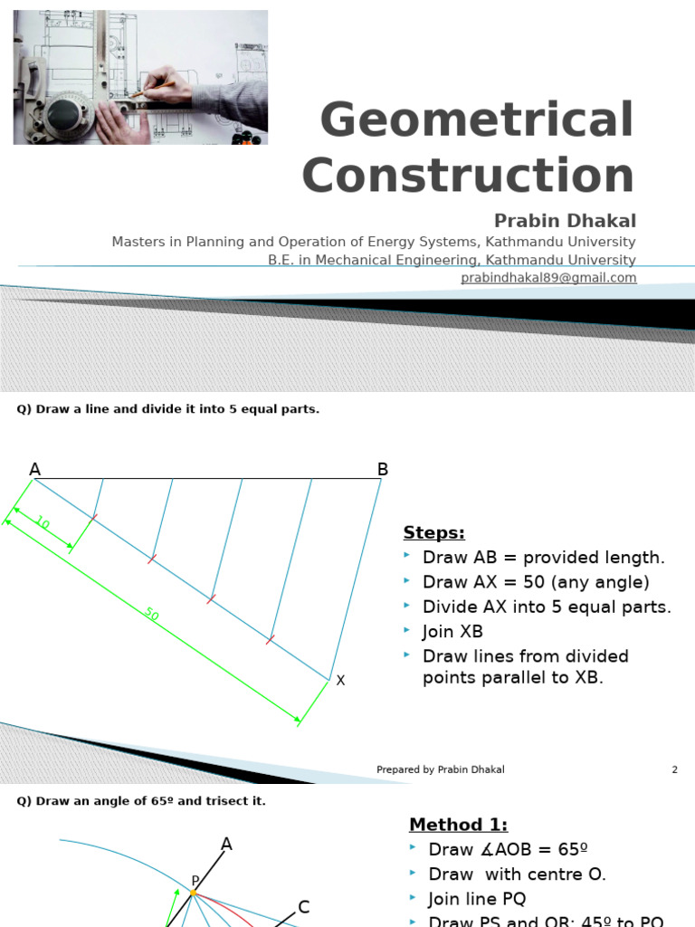 Geometrical Construction Techniques | PDF | Euclidean Plane Geometry ...