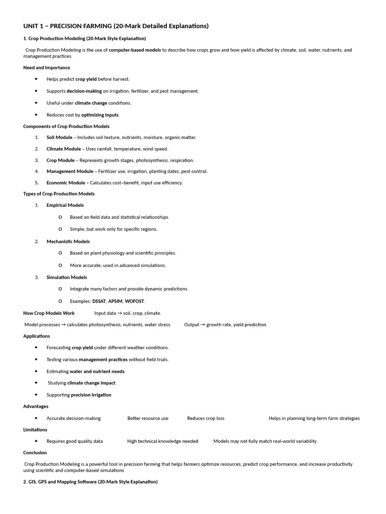 ITA UNIT 1 to 5 | PDF | General Circulation Model | Climate