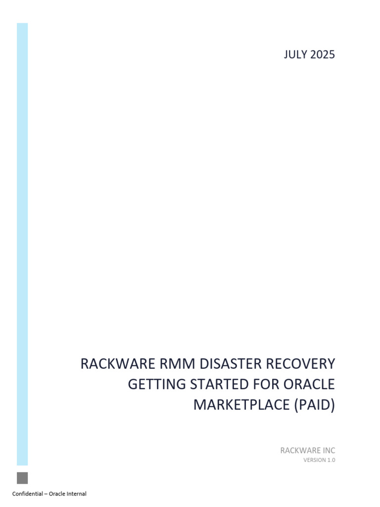 RackWare RMM Disaster Recovery Setup Guide | PDF | Sudo | Secure Shell