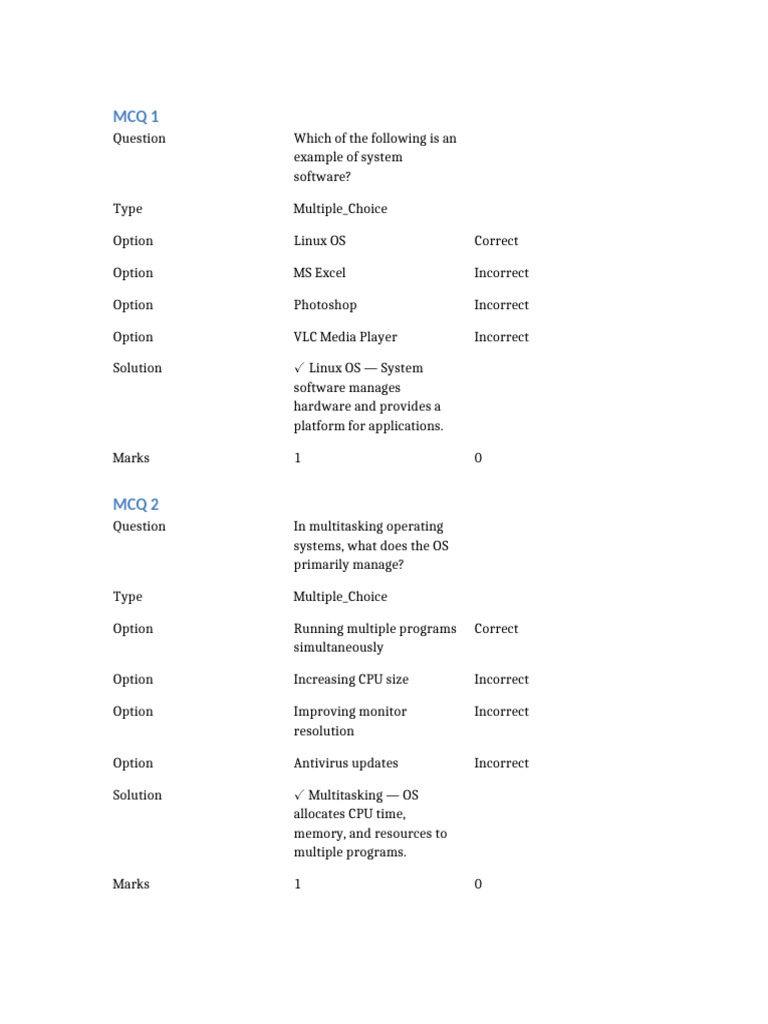 System Software and Digital Ethics MCQs | PDF | Databases | Malware