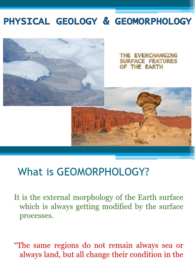 Understanding River Morphology and Patterns | PDF | River Delta | Erosion