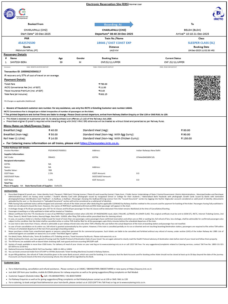 4542576500 CHZ-BLDA | PDF | Identity Document