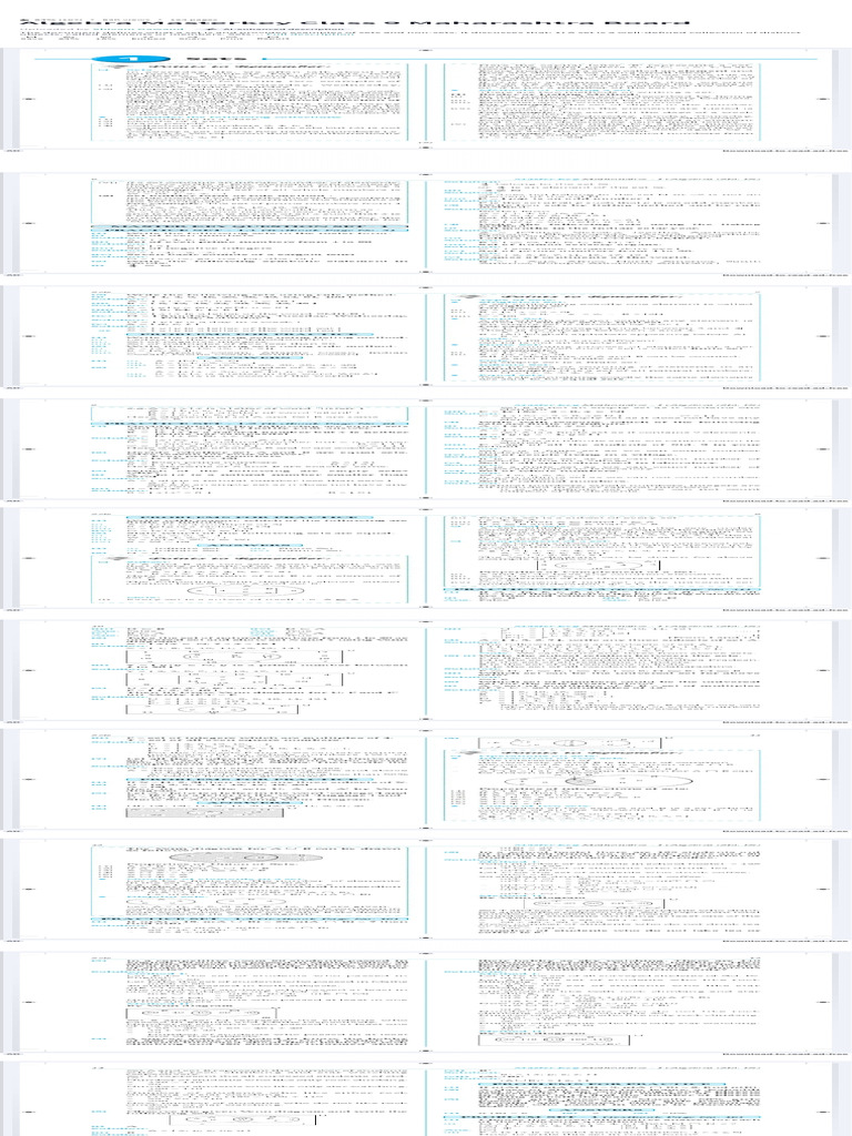 Algebra Masterkey Class 9 Maharashtra Board PDF Set (Mathematics ...