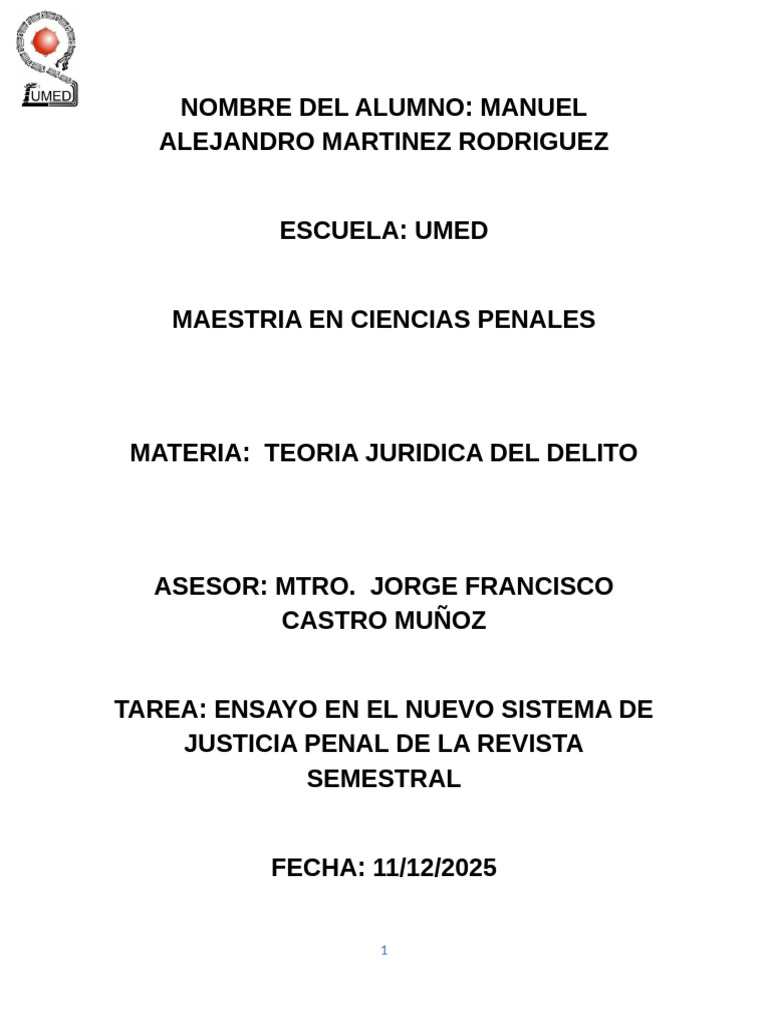 Análisis del Nuevo Sistema de Justicia Penal | PDF | Prisión | Juez