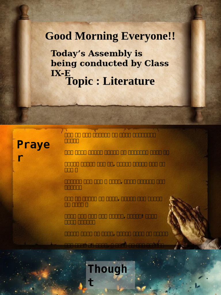 Wednesday Assembly | PDF