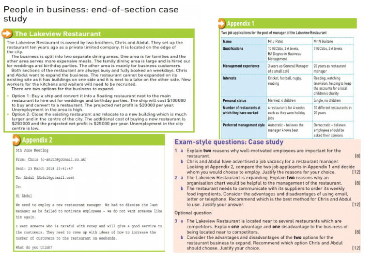 Case Study Unit 2 | PDF