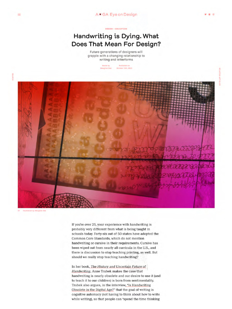 Design Handwriting | PDF