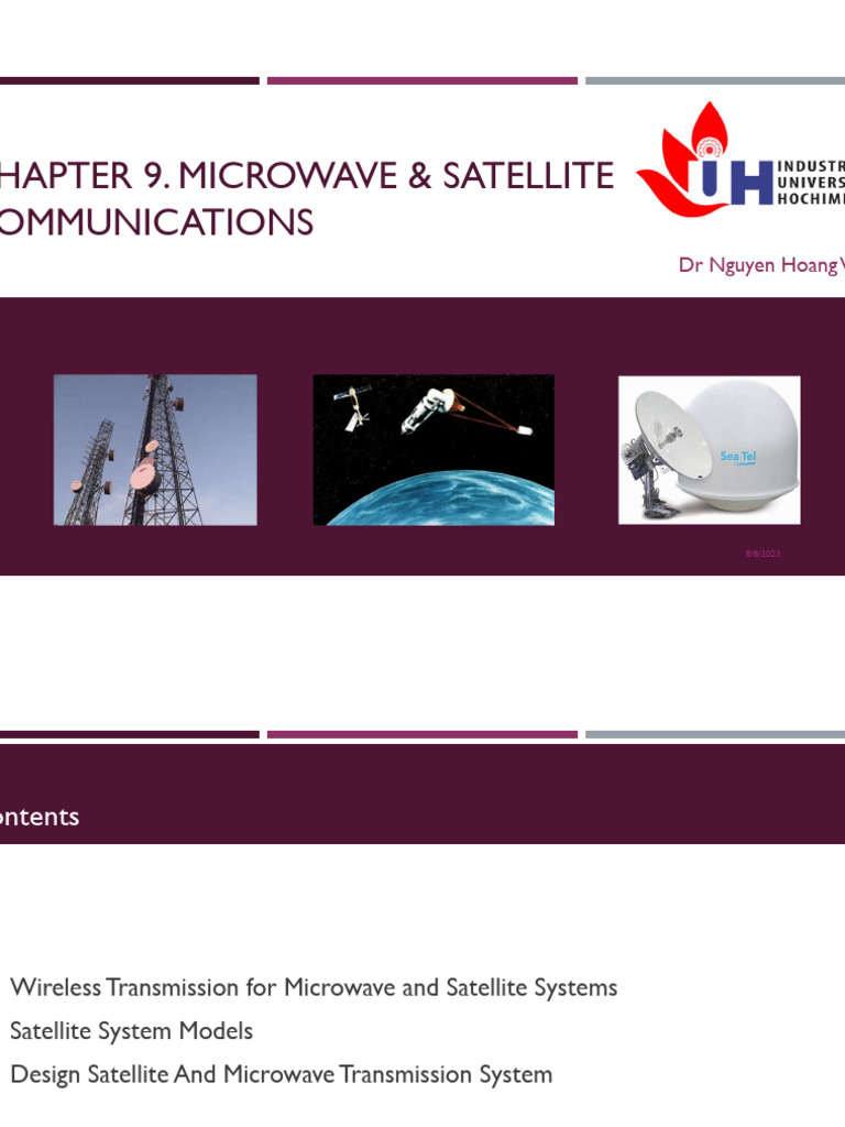 Microwave and Satellite Communications Guide | PDF