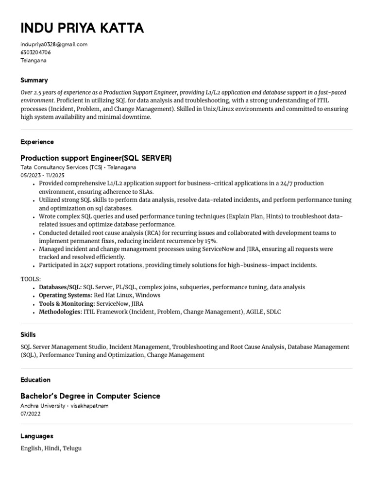 Software Engineer Resume (1) | PDF