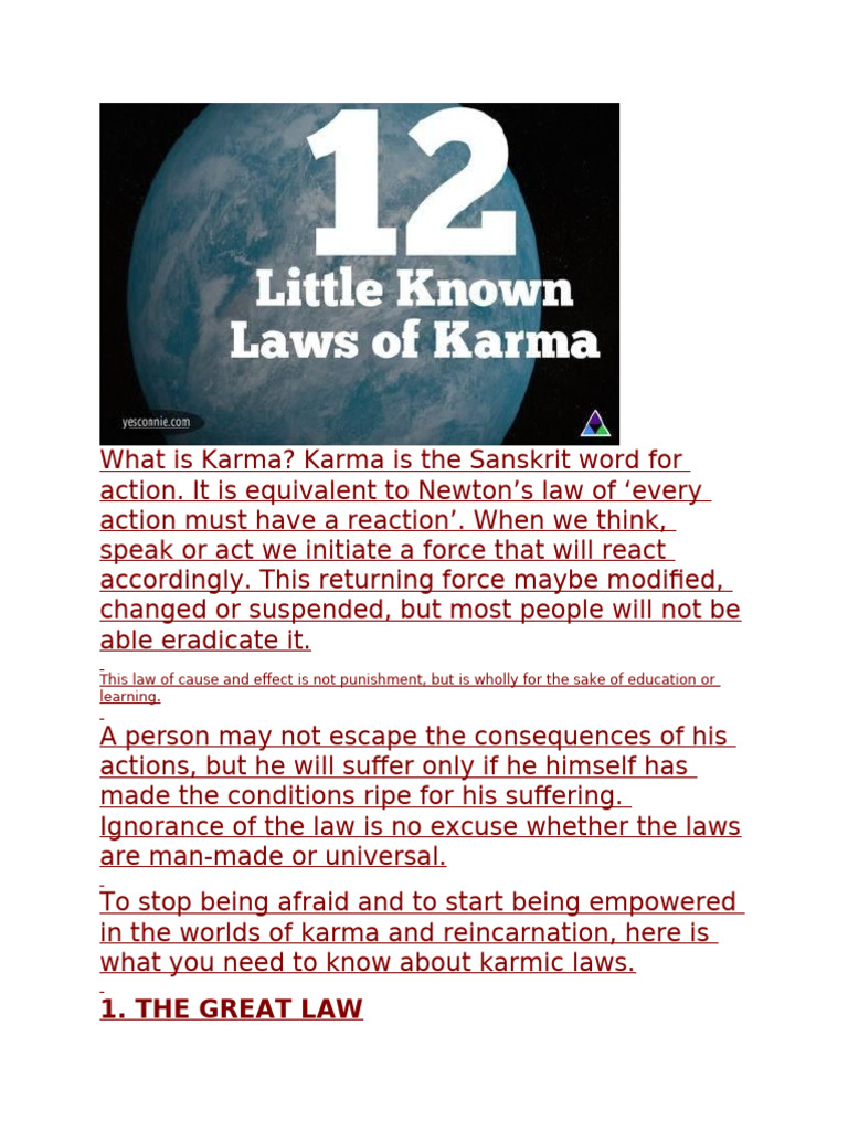 What is Karma | PDF | Karma
