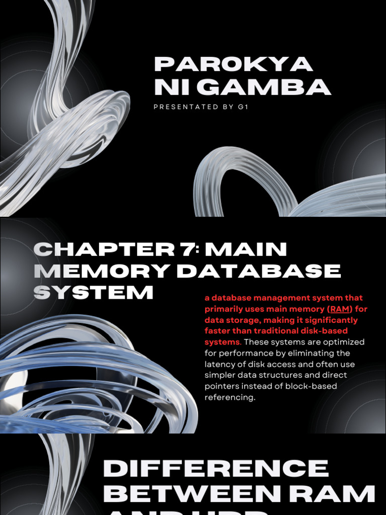 Main Memory Database Systems and Ram | PDF