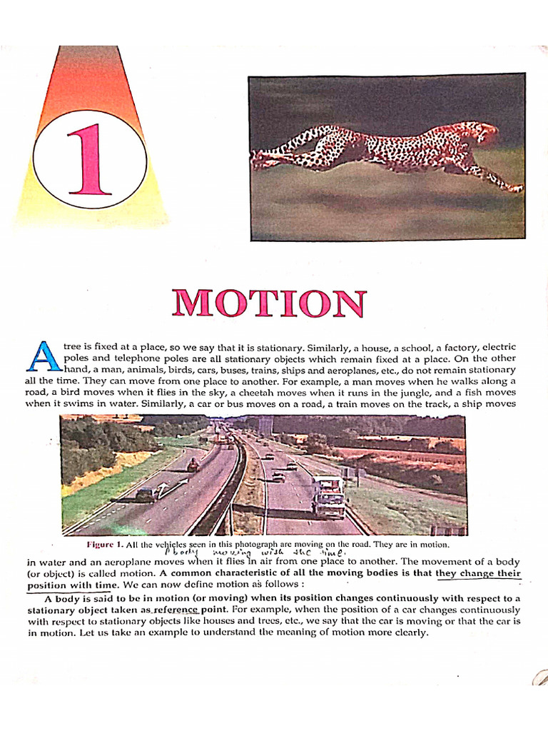 Class 9 Physics Chap Motion Hy Lankhim Singh | PDF