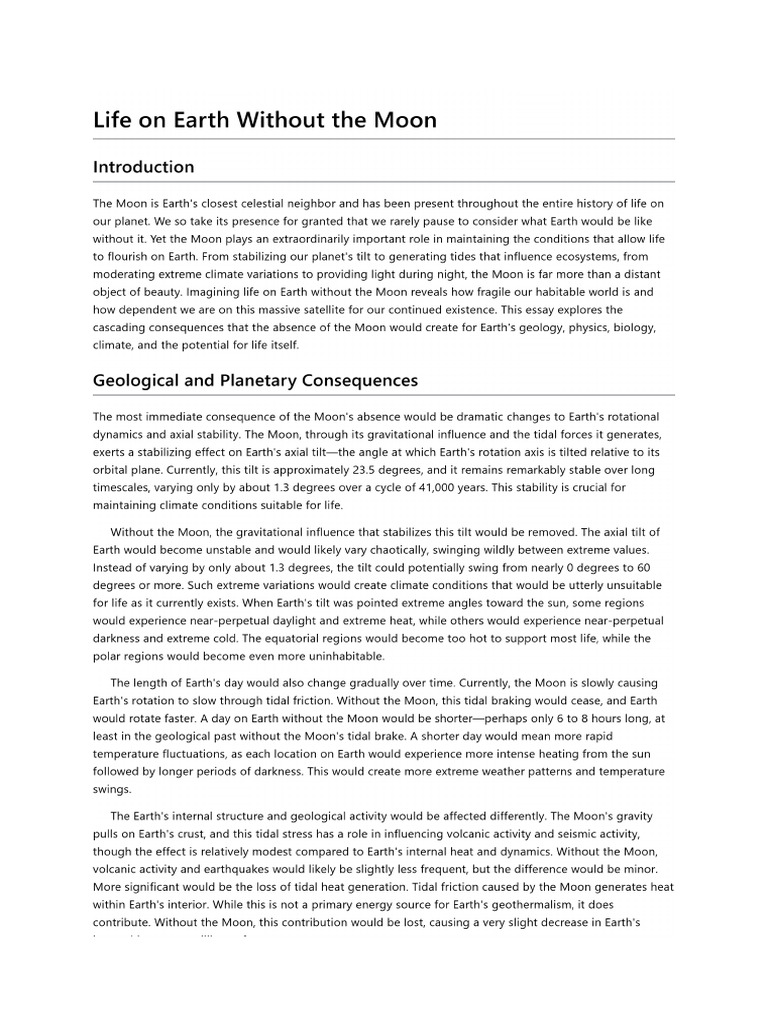 Essay4 Moon | PDF