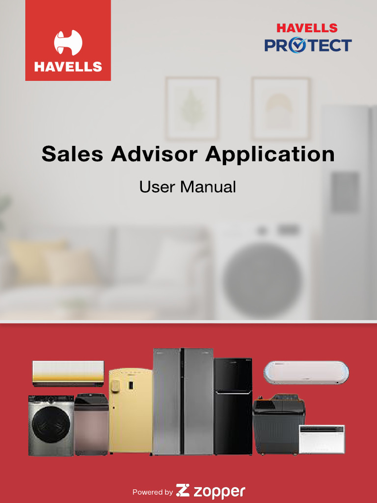 Havells Protect Sales Advisor App User Manual | PDF