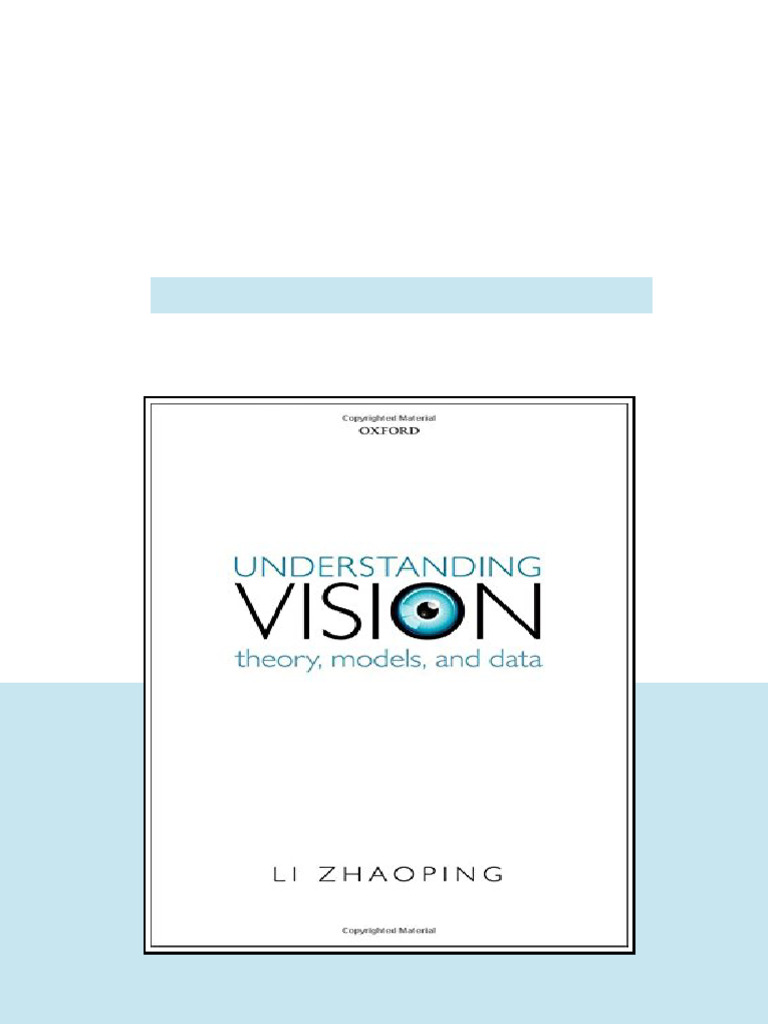 Understanding Vision Theory Models And Data 1st Edition Li Zhaoping ...