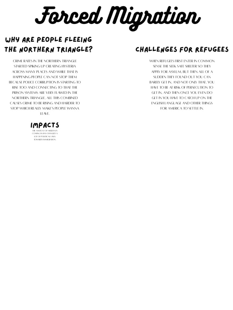 Northern Triangle Refugee Crisis Insights | PDF