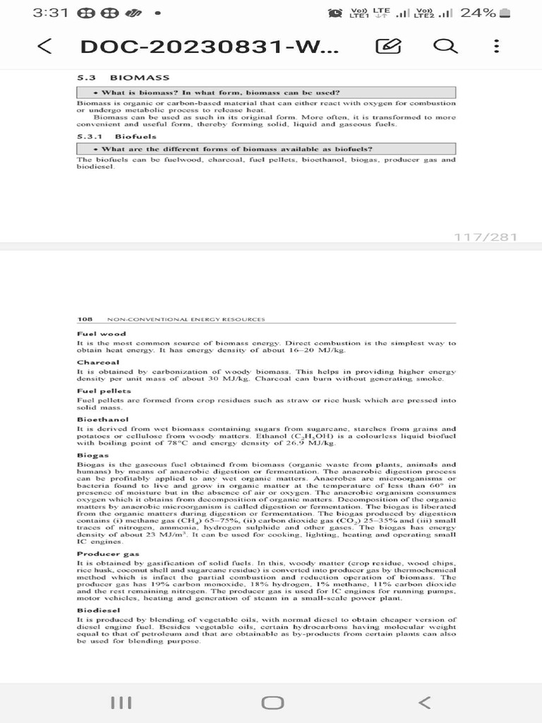 Biogas | PDF