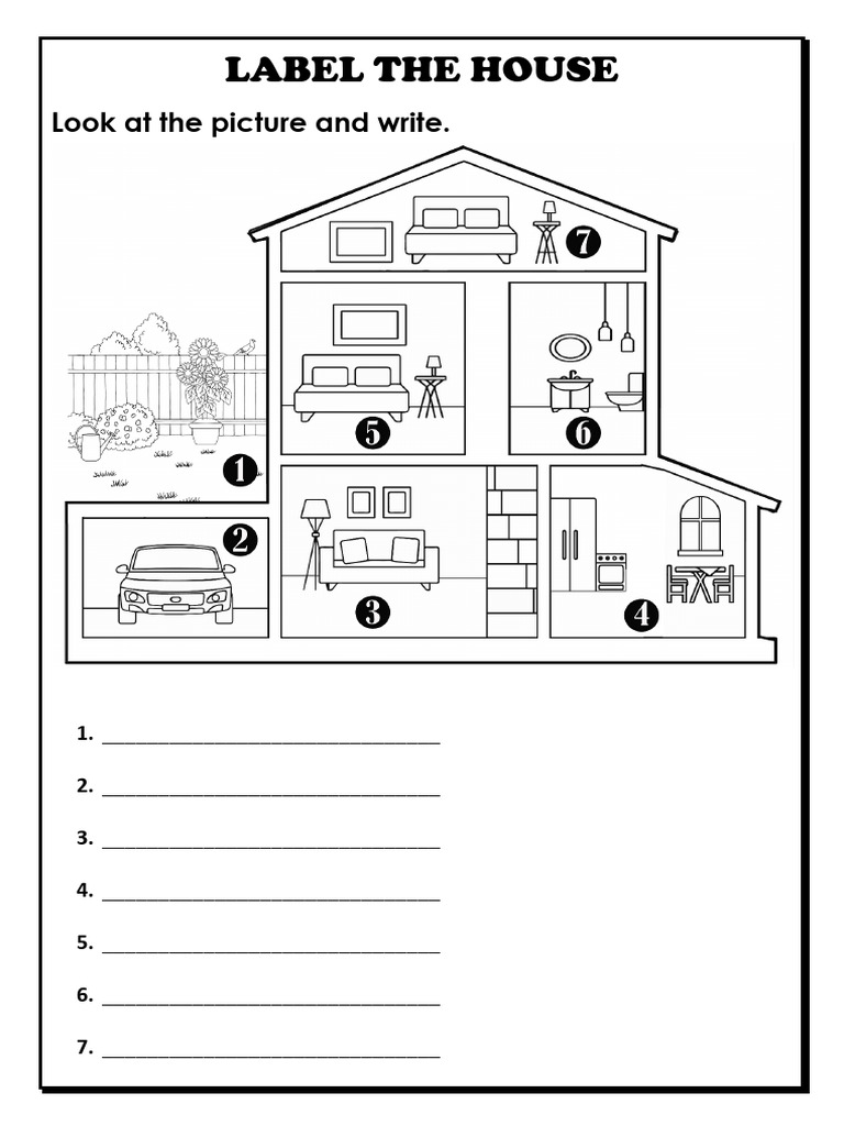 Label the House | PDF