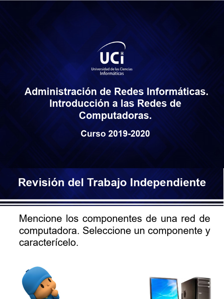 Componentes y Tipos de Redes Informáticas | PDF | Red de computadoras ...