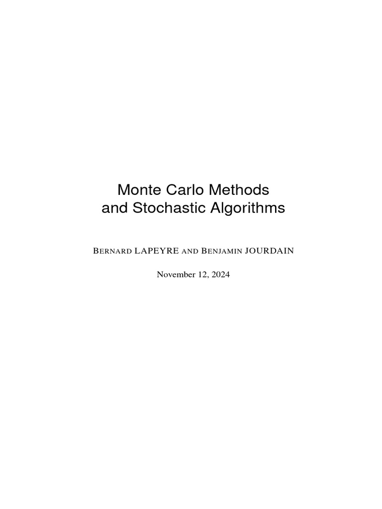 Monte Carlo Methods in Finance | PDF | Monte Carlo Method | Normal ...
