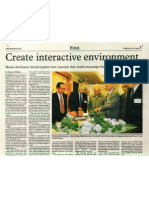 create  interactive enviroment