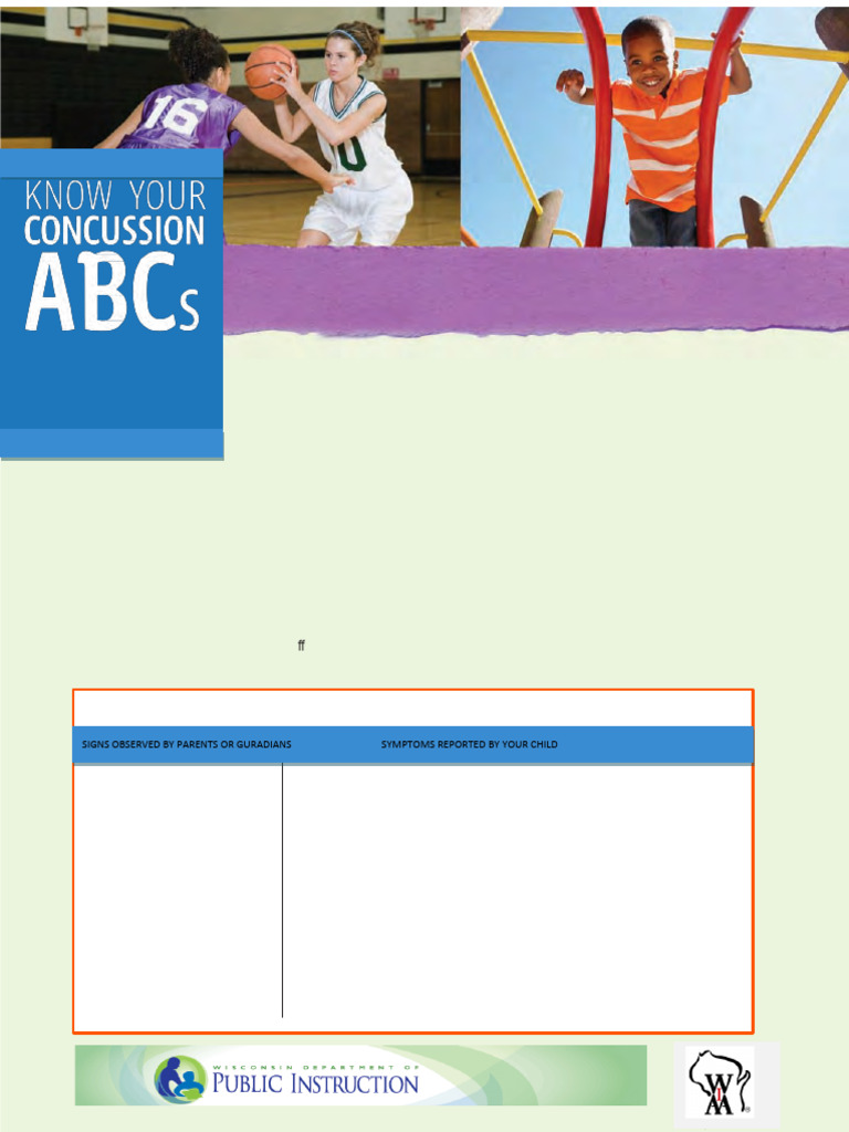2015-Concussion-Packet-Emergency-Form | PDF | Concussion | Diseases And ...