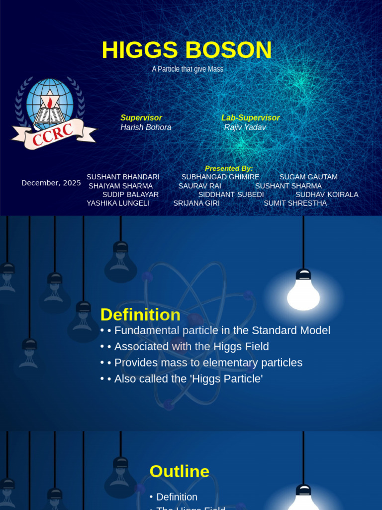 Understanding the Higgs Boson and Its Impact | PDF | Higgs Boson ...