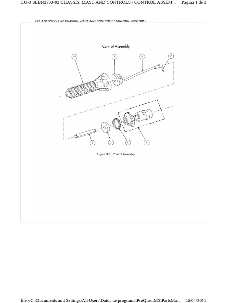 TJ3-3 Control Assembly Parts List | PDF