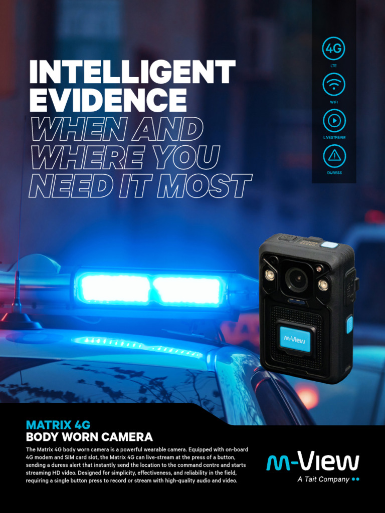 Matrix 4G Body Worn Camera Overview | PDF | Camera | Information And ...