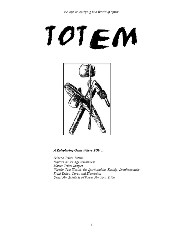 Ice Age Tribal Roleplaying Guide | PDF