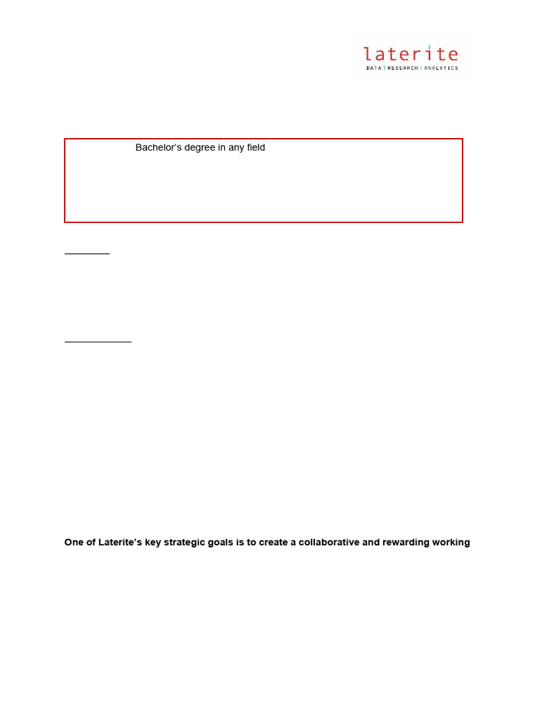 Laterite Data Collectors-Transcribers-translators Recruitment Rwanda ...