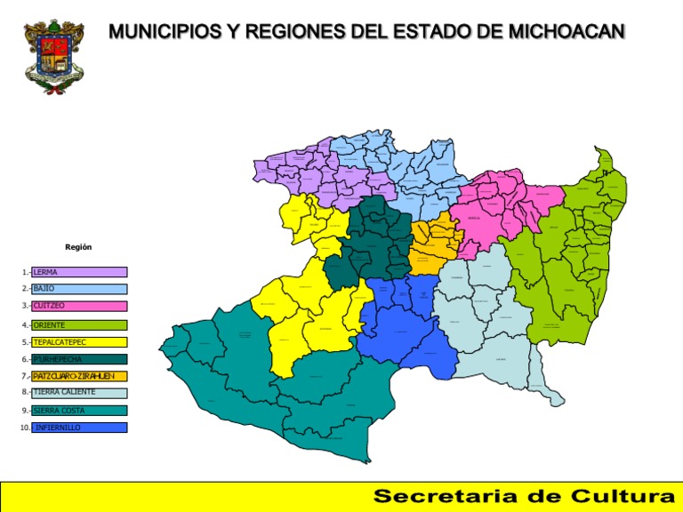 1 Mapa Municipios Michoacan