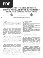 SA 537 Class 1 Plate Specifications | PDF | Structural Steel | Heat ...