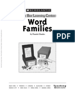 Word Family Shoe Box Centres