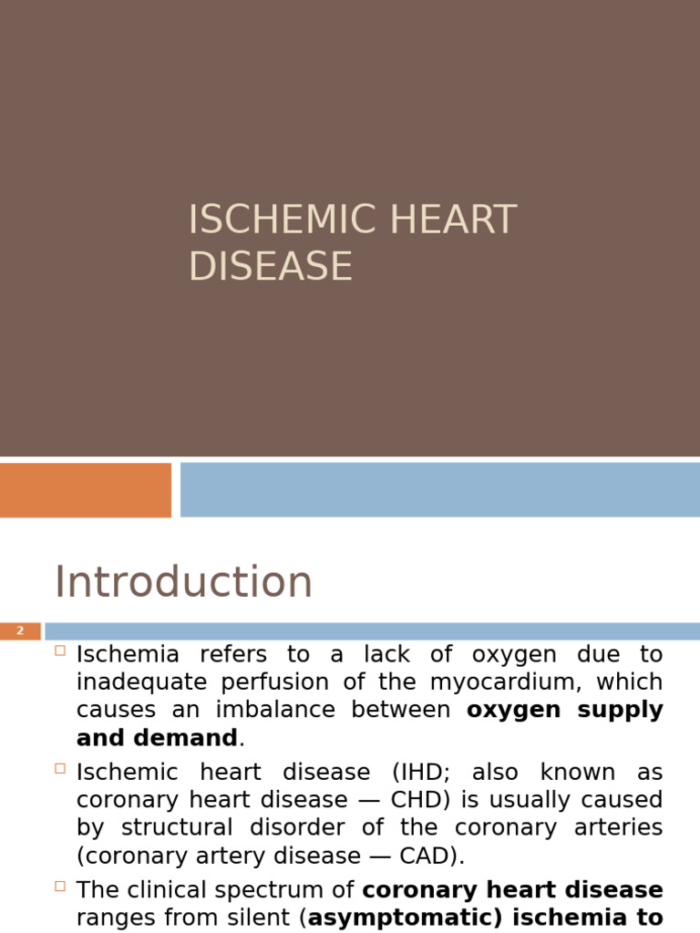 Understanding Ischemic Heart Disease | PDF | Coronary Artery Disease ...