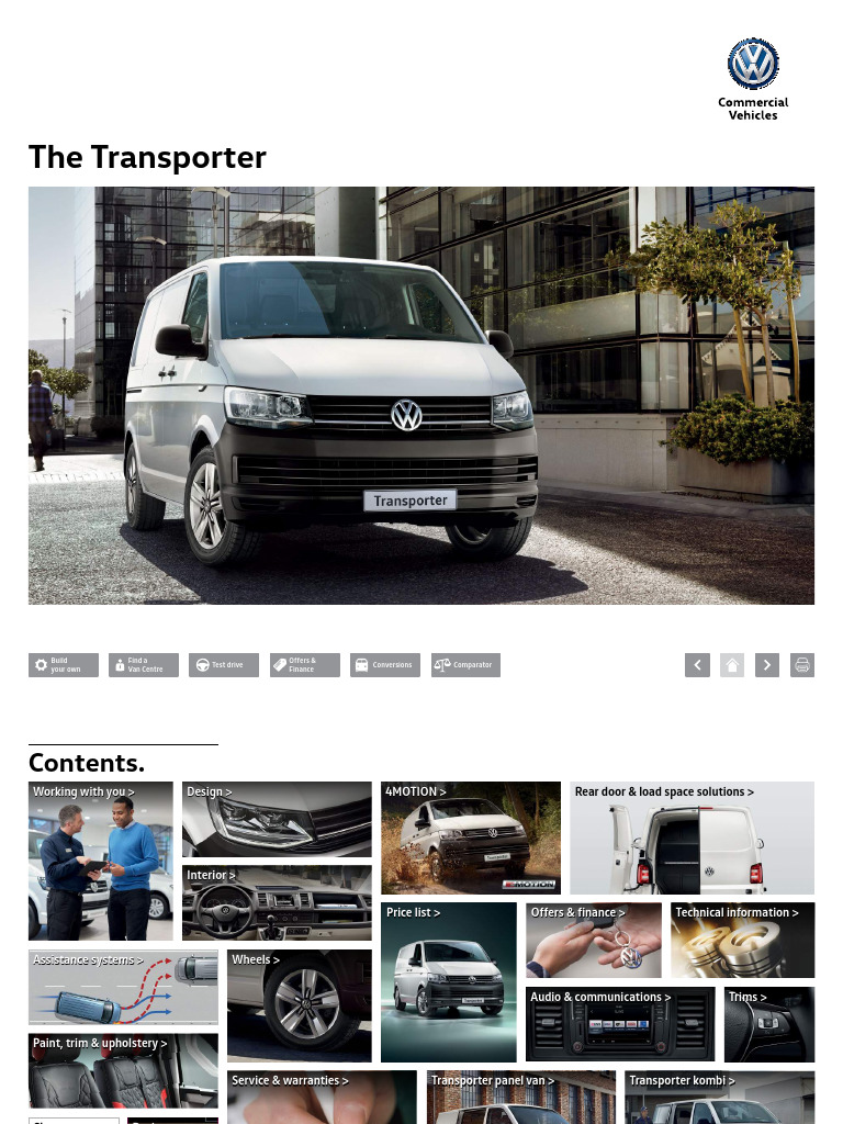 Volkswagen Transporter Van Solutions | PDF | Anti Lock Braking System ...