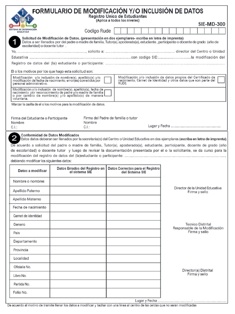 Formulario 300 | PDF