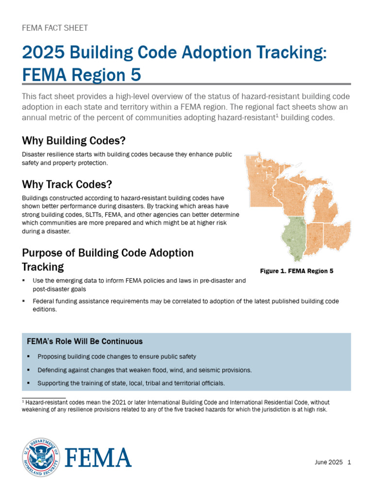 Fema Fy25 Bcat Region 5 Report | PDF | Federal Emergency Management ...