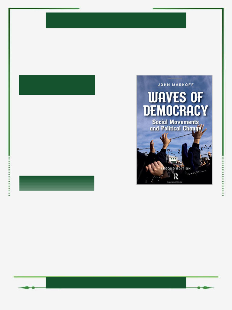 Waves of Democracy Social Movements and Political Change Second Edition ...