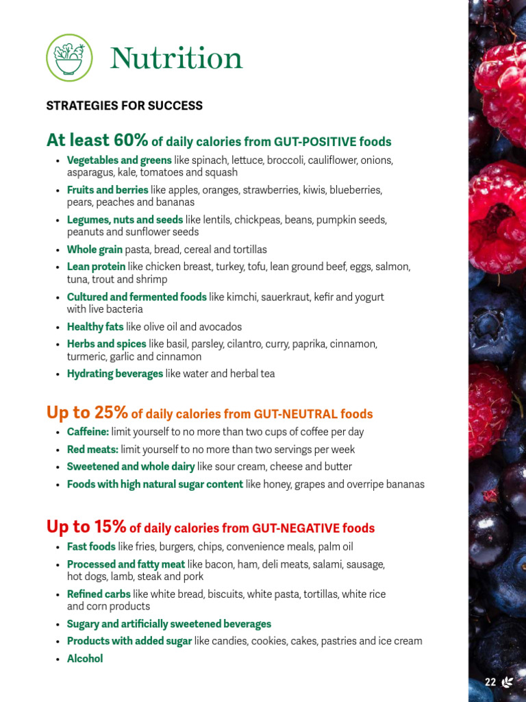Positive Gut Foods En | PDF
