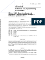 As 2300.1.2.1-1991 Methods of Chemical and Physical Testing For The Dairying Industry General Methods and Pri