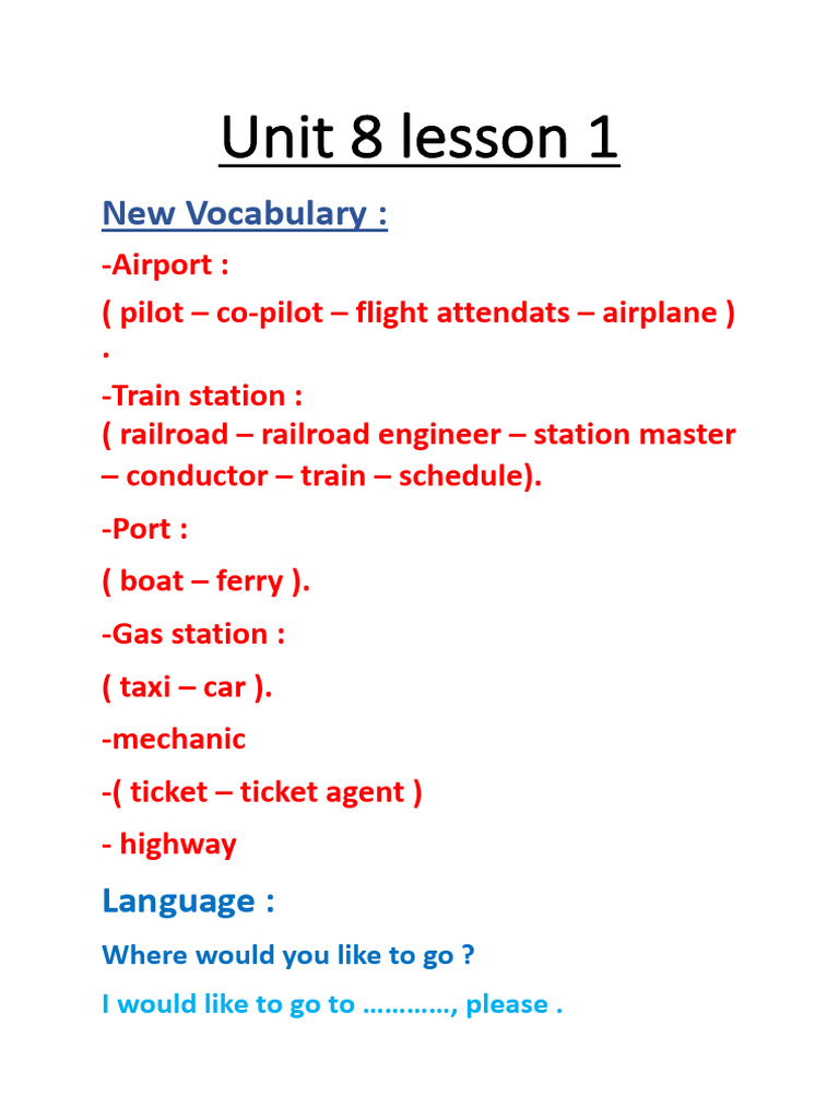Unit 8 Lesson 11D5P7 | PDF