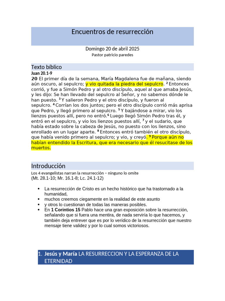Resurrección: Esperanza y Perdón en Cristo | PDF | La resurrección de ...