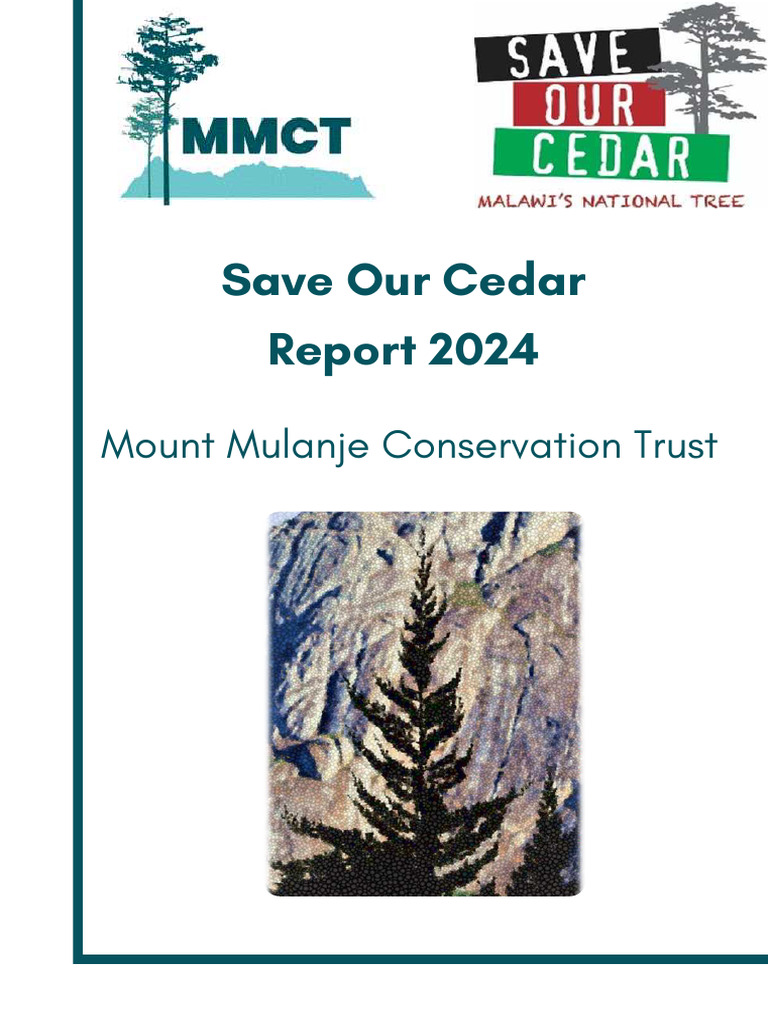 Mulanje Cedar Restoration Report 2024 | PDF | Ecological Restoration ...