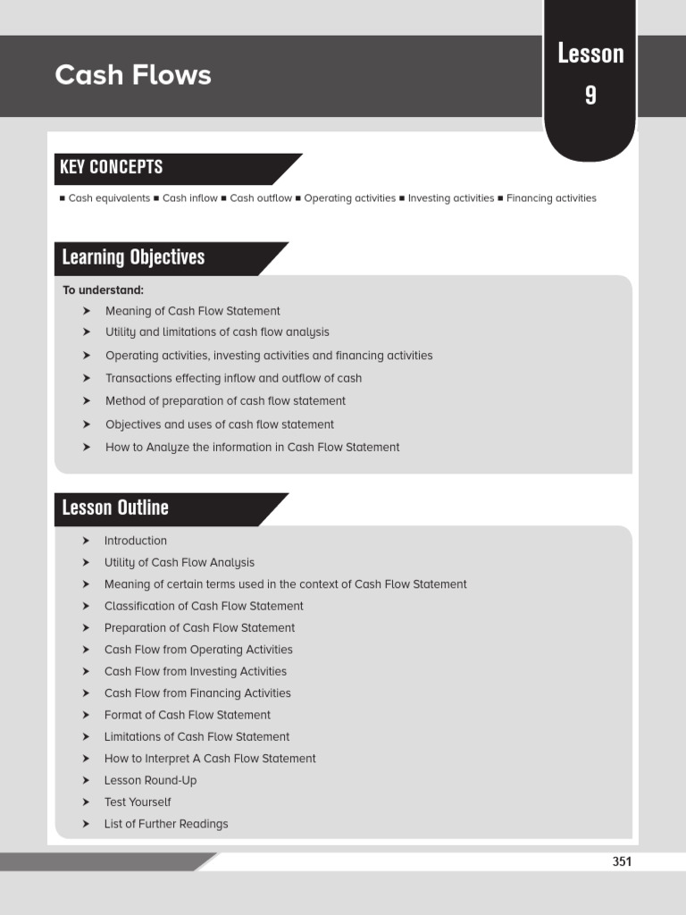 Understanding Cash Flow Statements | PDF | Cash Flow Statement | Dividend