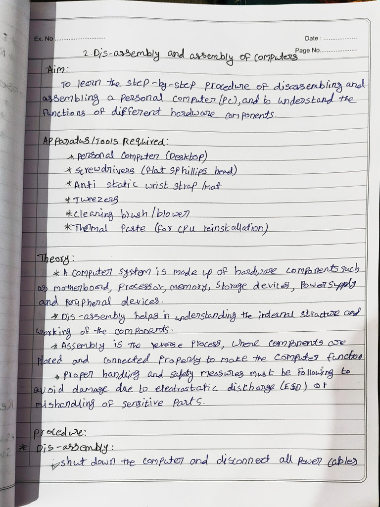 Electrical and Electronics Record Note (Part-3) | PDF