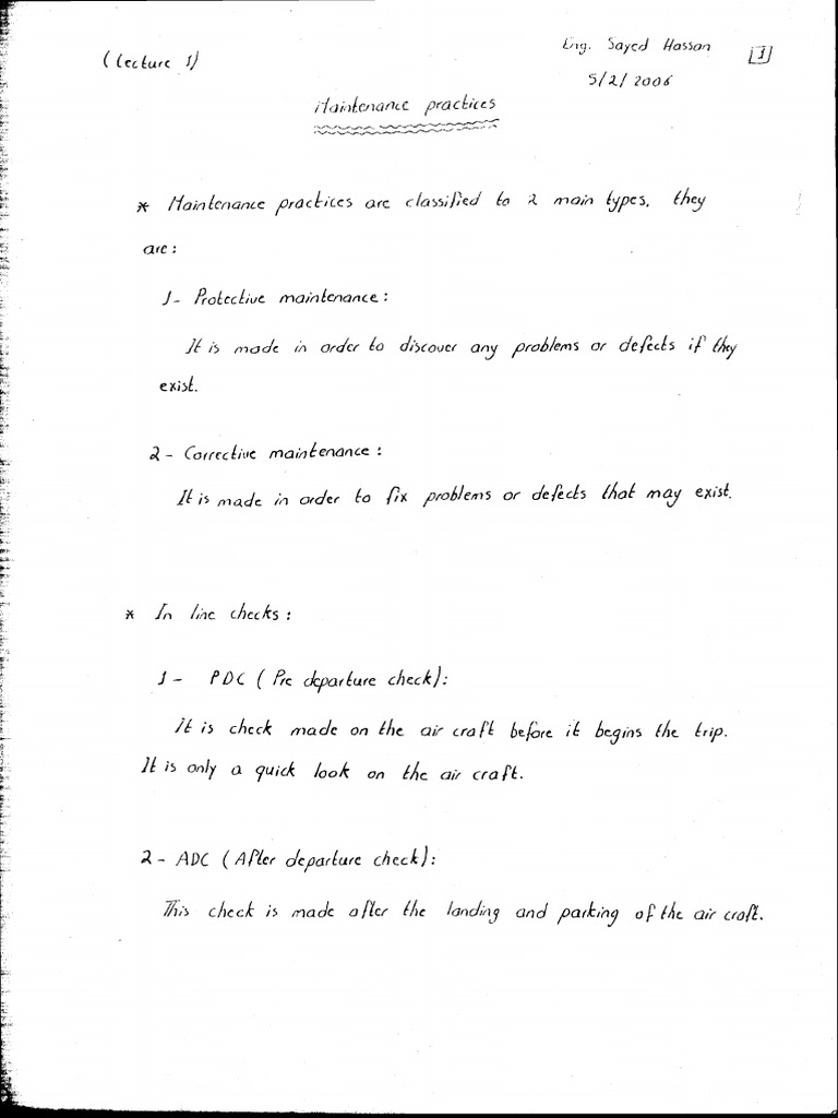 Aircraft Engine Maintenance Guide | PDF