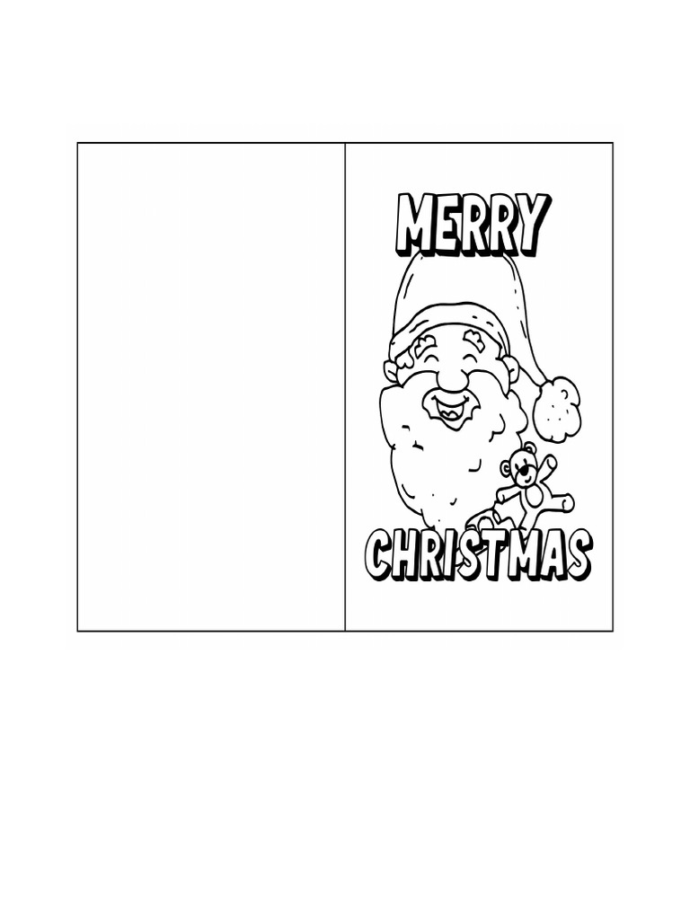Printable Christmas Cards To Color Printablen 4982.Jpg | PDF