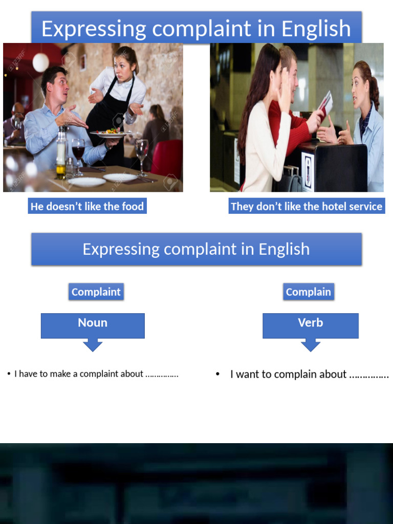 How to Express Complaints in English | PDF
