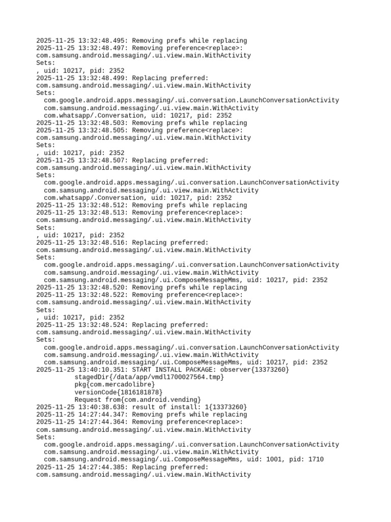 Samsung Messaging Preference Changes | PDF | Android (Operating System ...
